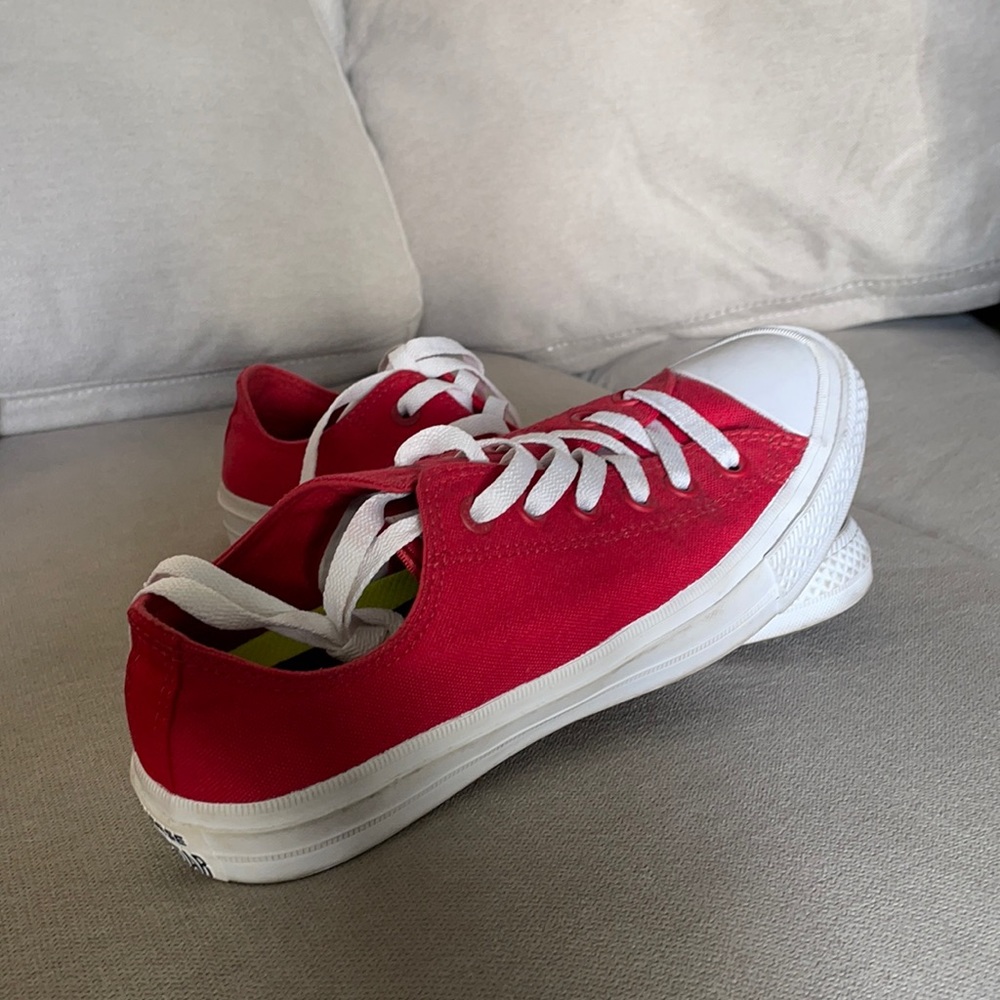 Red Converse Low tops